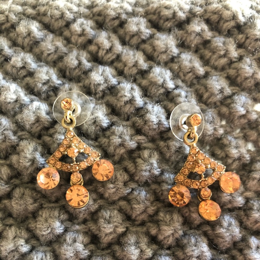 Charming Charlie Rose Gold / Copper Earrings